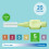 Tepe TePe Interdental Brush, Extra Soft, Green, 0.8mm/ISO 5, 20pcs, Plaque 2