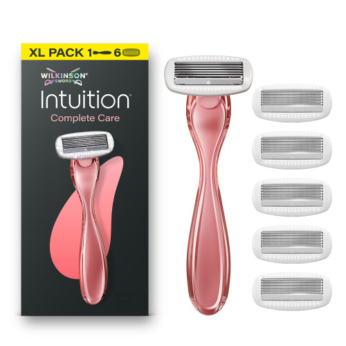 Wilkinson Sword Wilkinson Sword Intuition Complete Care Razors for Women, Hydra-Boost