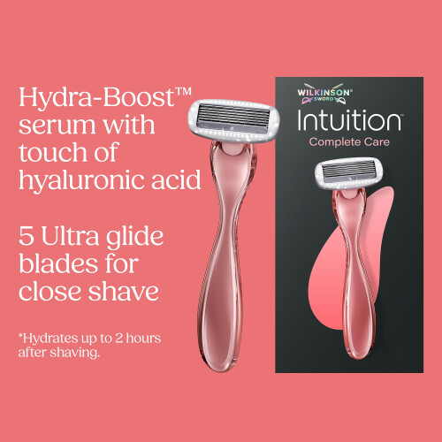 Wilkinson Sword Wilkinson Sword Intuition Complete Care Razors for Women, Hydra-Boost 1