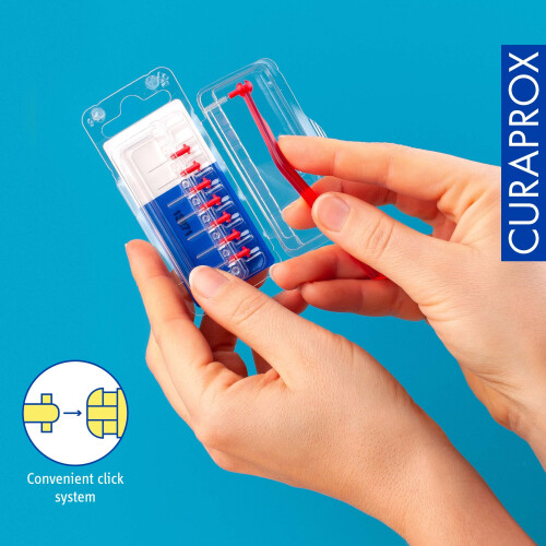 Curaprox Curaprox Interdental Brush Refills CPS 07 Prime – ISO Size 1, Red | 2