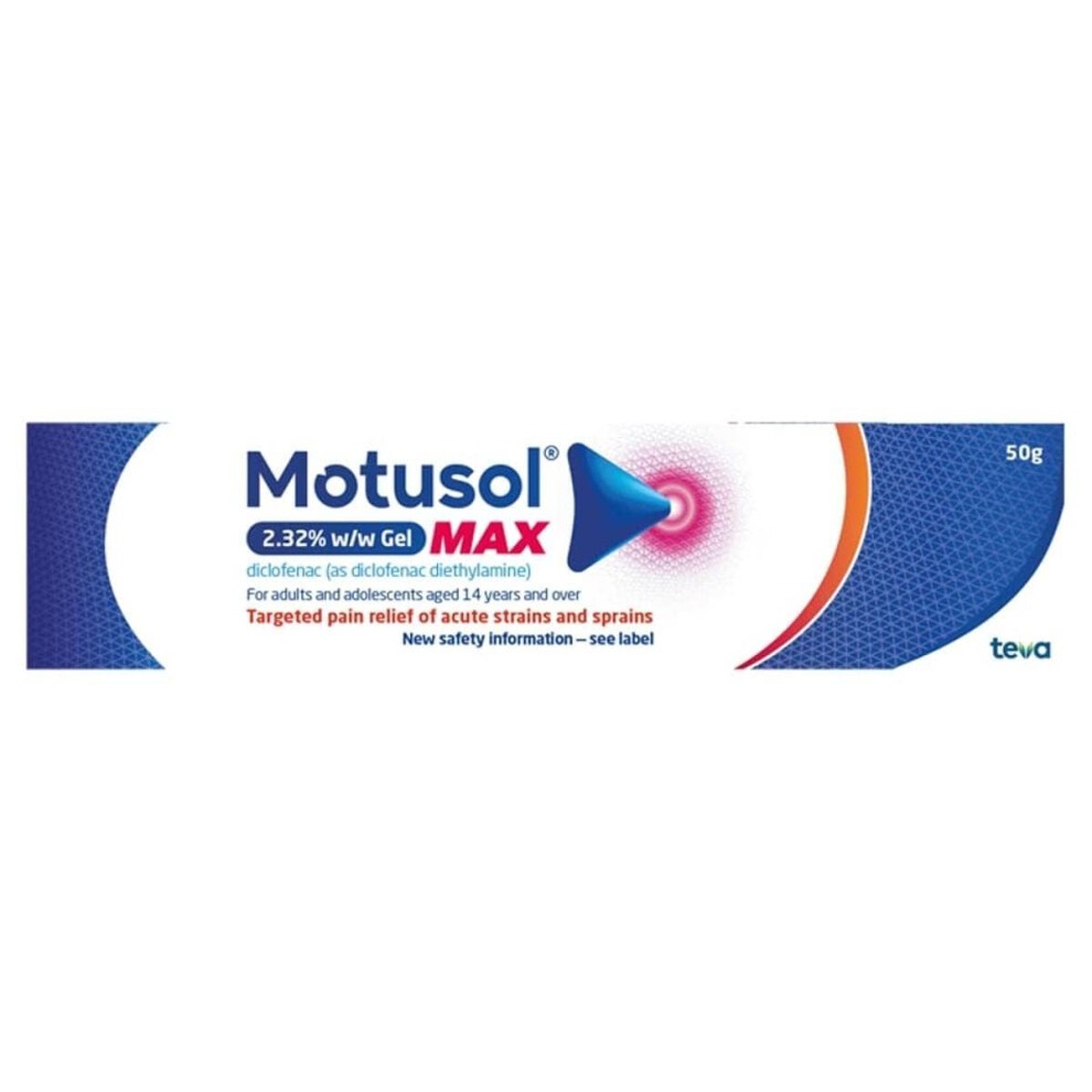 Motusol Max 2.32% W/W Gel 50G Â Targeted Pain Relief Of Joints &