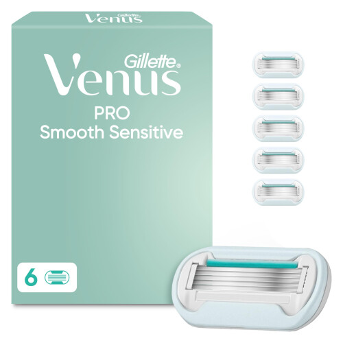 Gillette Venus Pro Smooth Sensitive Women’s Razor Blade Refills, Pack