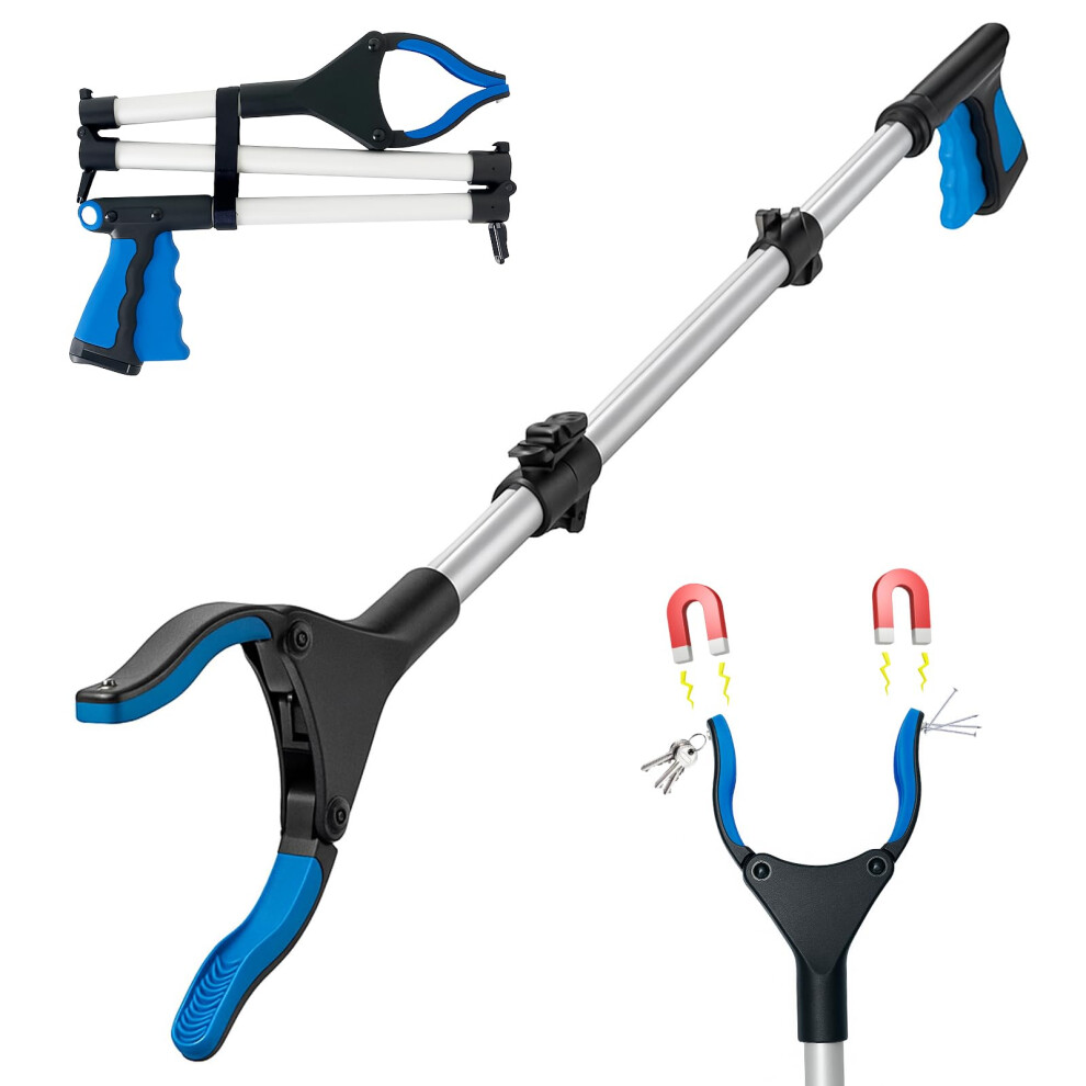 Bryze 91Cm/36Â Litter Picker Grabber Stick With Magnetic Head, Ergonomic