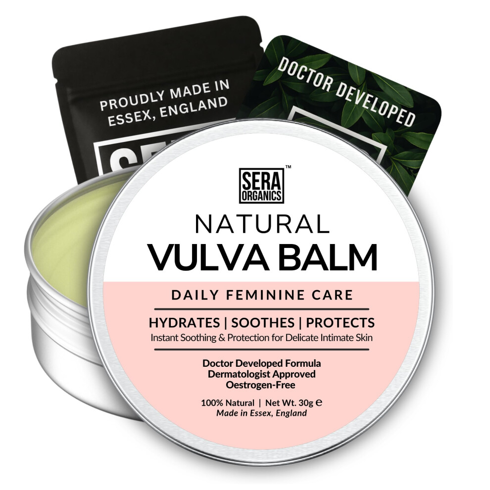 Sera Organics Vulva Balm Cream For Vaginal Dryness, Menopause & Perimenopause Â