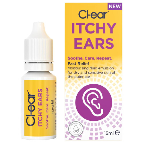 Cl-Ear Itchy Ears Ear Drop – Moisturising Fluid Emulsion – Relieves