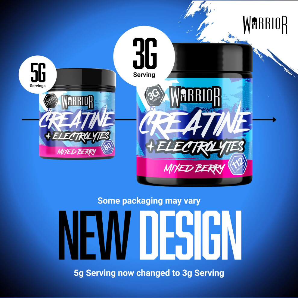 Warrior Creatine Monohydrate + Electrolytes 360G (112 Servings) –