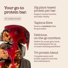 Vegan Protein Bars 12 x 50g | Plant Based Chocolate Protein Bars |