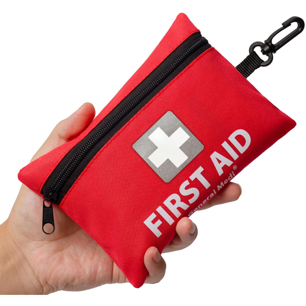 General Medi 150 Pieces Small First Aid Kit - Includes Emergency Foil