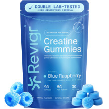 Creatine Monohydrate Gummies 5000mg – 90 Vegan Sugar-Free Gummies,