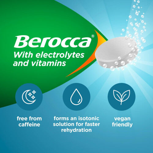 Berocca Hydrate - Electrolytes for Fast Hydration & B Vitamins, 2