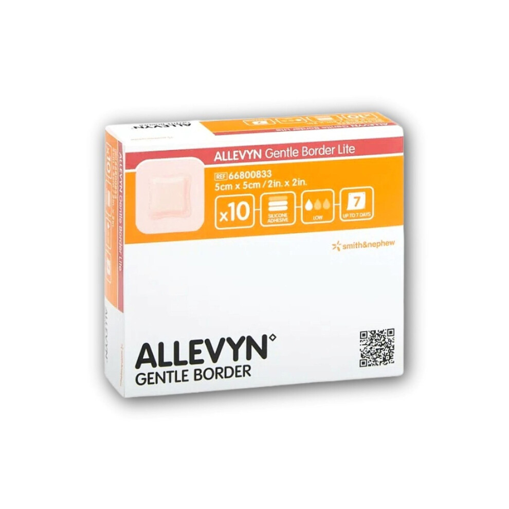 Smith & Nephew 99Xx0367 Allevyn Gentle Border Dressing, 7.5Cm X