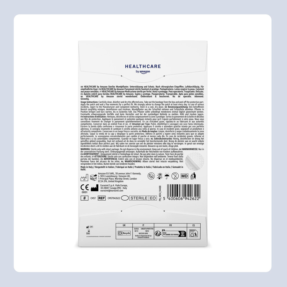 By Amazon Healthcare Sterile Wound Dressing 20 Plasters (Previously A