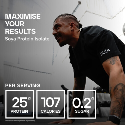 Bulk Soya Protein Isolate Powder, Vegan Protein Shake, Unflavoured, 1 2