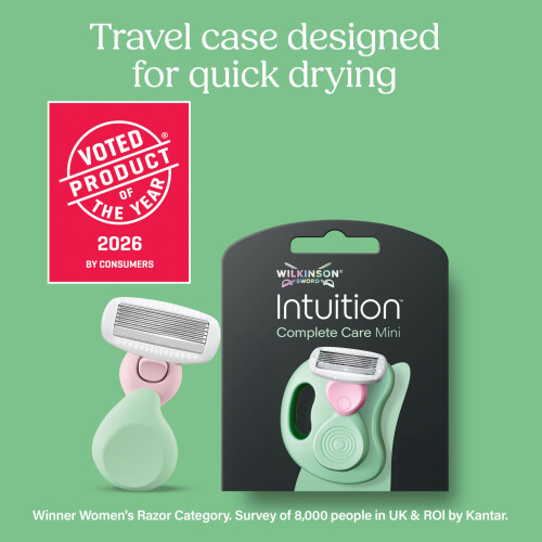 Wilkinson Sword Wilkinson Sword Intuition Complete Care Mini Travel, 1 Razor for