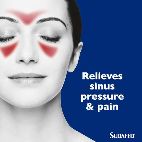 Sudafed Sudafed Sinus Max Strength Capsules, Fast and Effective Relief of 1