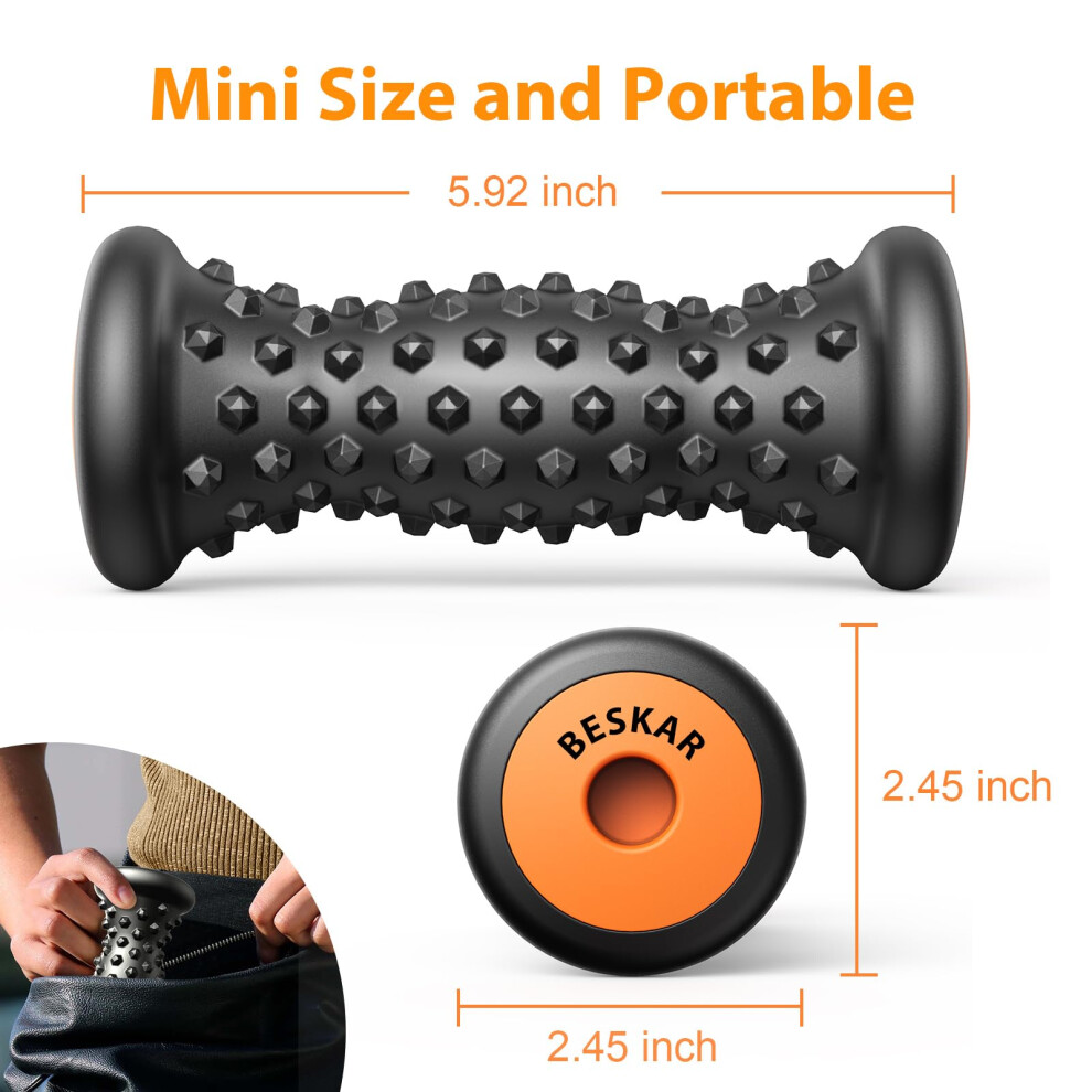 Beskar Foot Massager For Plantar Fasciitis Relief, Deep Tissue Muscle