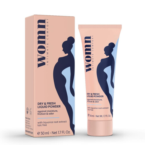 womn Intimate Comfort Dry & Fresh Liquid Powder – Talc-Free Liquid