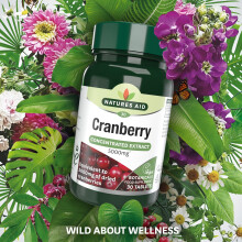 Natures Aid Cranberry Tablets 5000mg – High Strength Supplement for