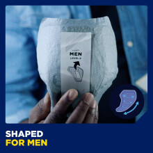 Tena Men Active Fit Absorbent Protector, Level 2, 6 Packs of 10 (60