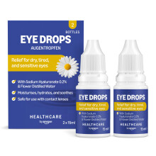 Healthcare by Amazon Eye Drops with Sodium Hyaluronate 0.2% and