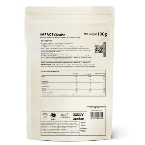 Myprotein Myprotein Impact Pure Creatine Monohydrate Powder | 100 g (29