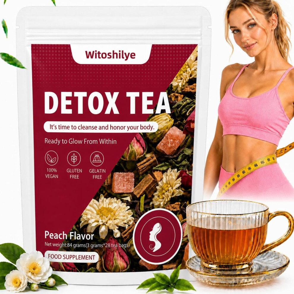 Witoshilye Detox Tea Herbal Tea, Natural Wellness, Gentle Cleanse & Metabolism &