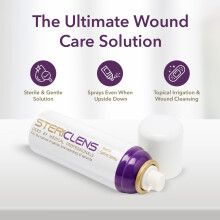 Stericlens Sterile Saline Spray, Wound Cleansing & Piercing Aftercare