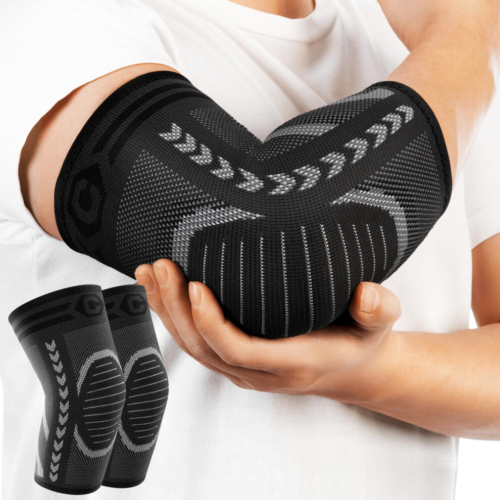Photos - Braces / Splint / Support CAMBIVO Elbow Support for Men & Women , Compression Elbow(2-Pack)