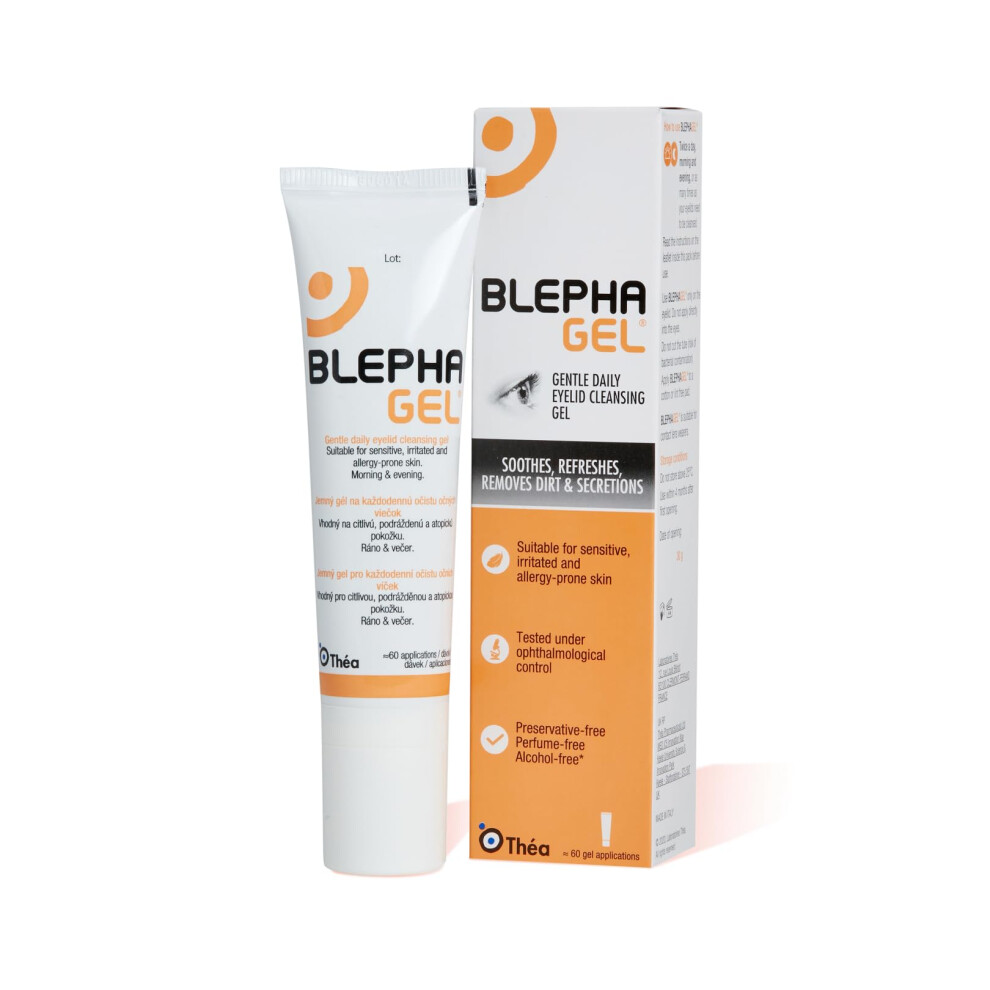 Thea Pharma Blephagel Daily Eyelid Cleansing Gel | Gentle, Soothing Cleanser For