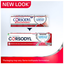 Corsodyl Whitening Toothpaste Complete Protection, Daily Gum Care &