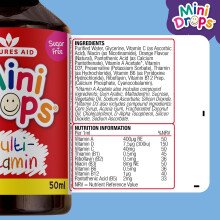 Natures Aid Mini Drops Multi-Vitamin for Babies & Kids 50ml – 9