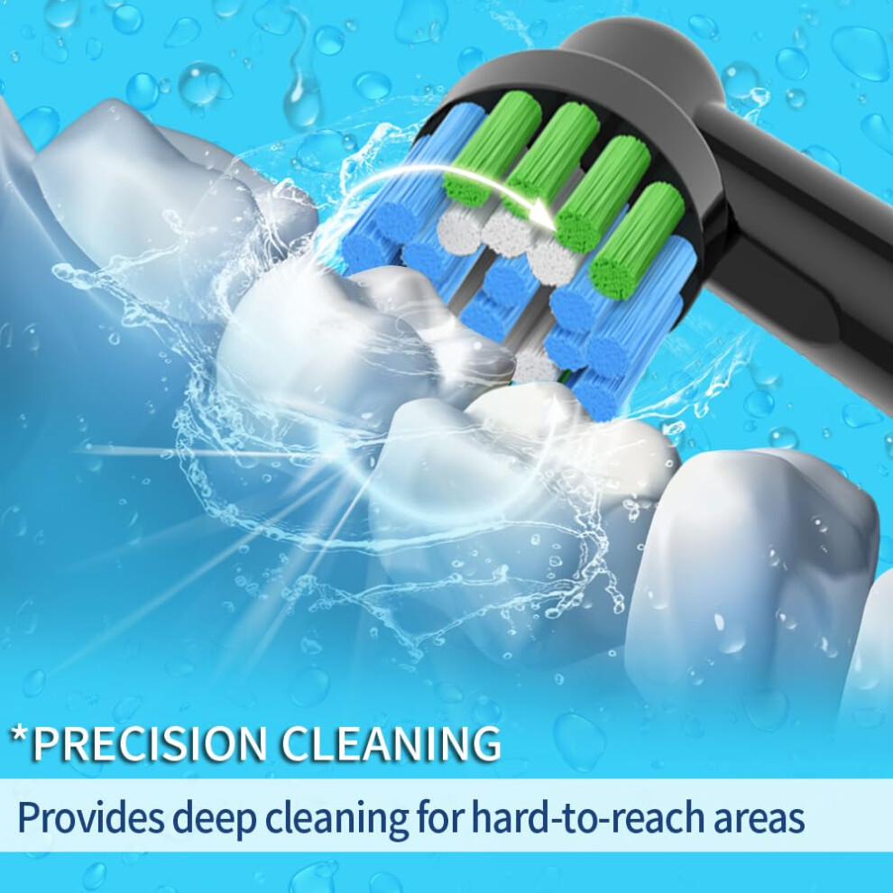 Valuabletry 8Pcs Toothbrush Heads Compatible With Oral B Electric Toothbrush,