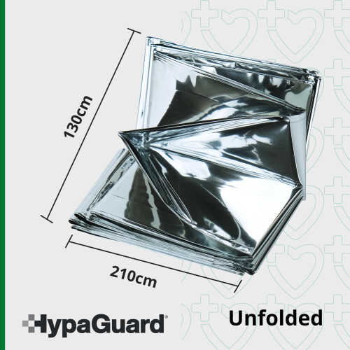 Safety First Aid Group HypaGuard Foil Survival Blanket (Pack of