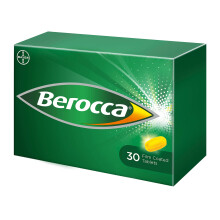 Berocca Vitamin C Film Coated Energy Tablets with Magnesium, Vitamin