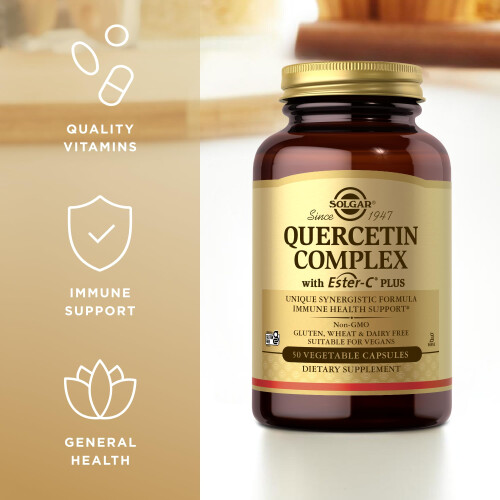 Solgar Solgar Quercetin Complex Vegetable Capsules - Pack of 50 - Supports