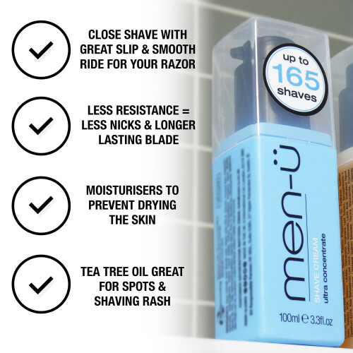 men-ü High-performance Shave Cream, For men With Long 1