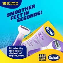 Scholl ExpertCare 2-in-1 File & Smooth. Dual Speed Pedi Electric Foot
