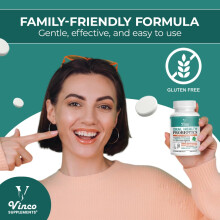 Vinco Oral Health Probiotics for Healthy Teeth, Fresh Breath & Gum