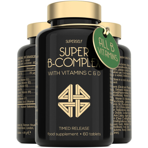 Vitamin B Complex High Strength - Slow Release Super B Complex 60