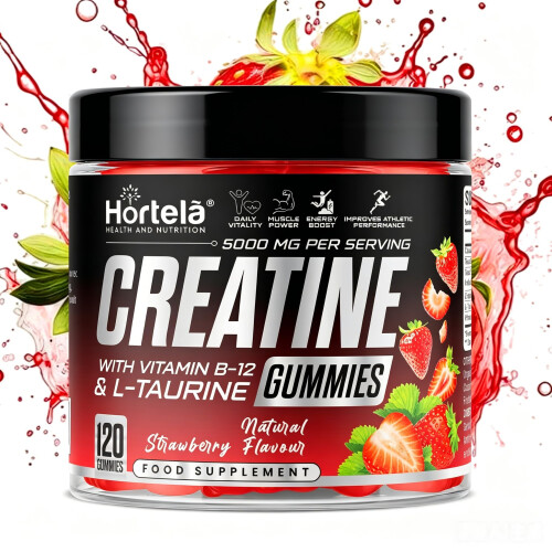 Creatine Gummies 5000mg – Creatine Monohydrate with B12 & L-Taurine | 1