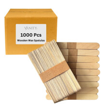 Vanity UK 1000 pcs Wooden Wax Spatulas Disposable Salon Professional