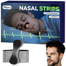Nasal Strips 90 Pieces, Extra Strength Nose Strips for Breathing with
