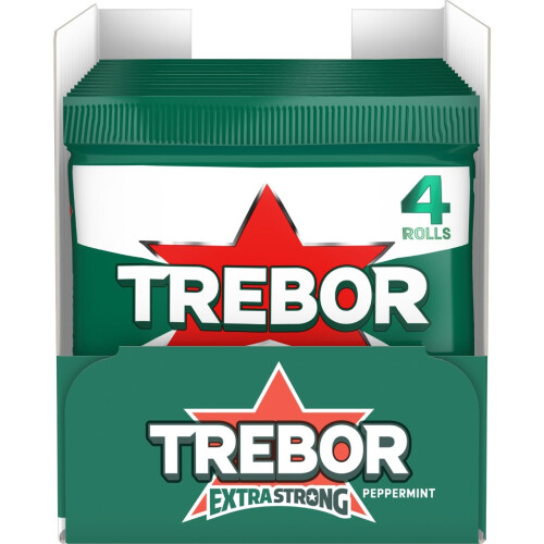 Trebor Extra Strong Peppermint Rolls, Intense Minty Freshness, 165 g 1