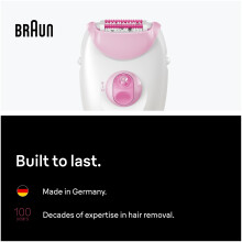 Braun Silk·épil 3, Corded Epilator, Easy Hair Removal, Lasting Smooth