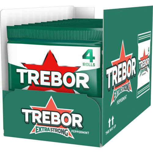 Trebor Extra Strong Peppermint Rolls, Intense Minty Freshness, 165 g 2