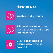 Optrex Double Action, Dry Eyes, 10 ml, Moisturising Drops for Dry &