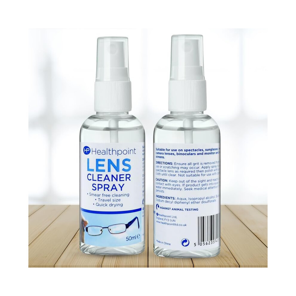 Cheeroo Healthpoint Lens Cleaning Spray - Ultimate Glasses Cleaner Spray For