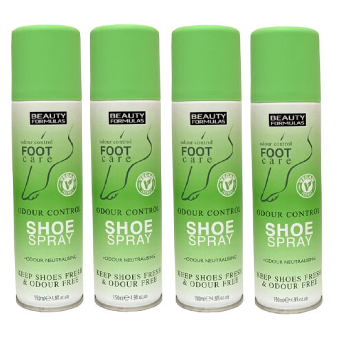 Beauty Formulas Odour Control Shoe Spray 150ml (PACK OF