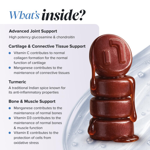 Joint Gummies - Glucosamine and Chondroitin High Strength - Turmeric, 2