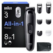 Braun 8-in-1 All-in-One Beard Trimmer & Hair Clipper for Men, Series
